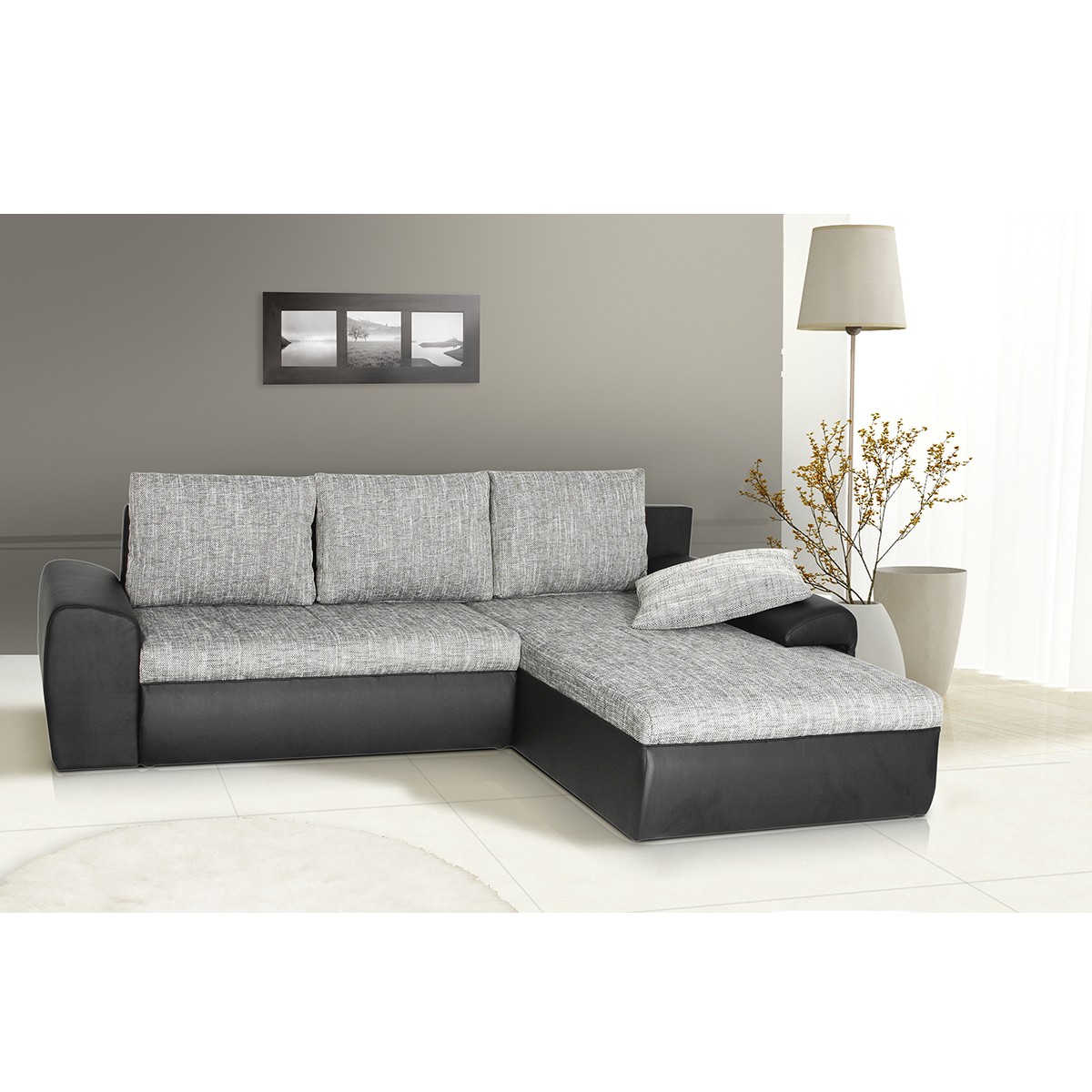 NANCY Wohnzimmergarnitur mit Schlaffunktion | moebel-trend-24