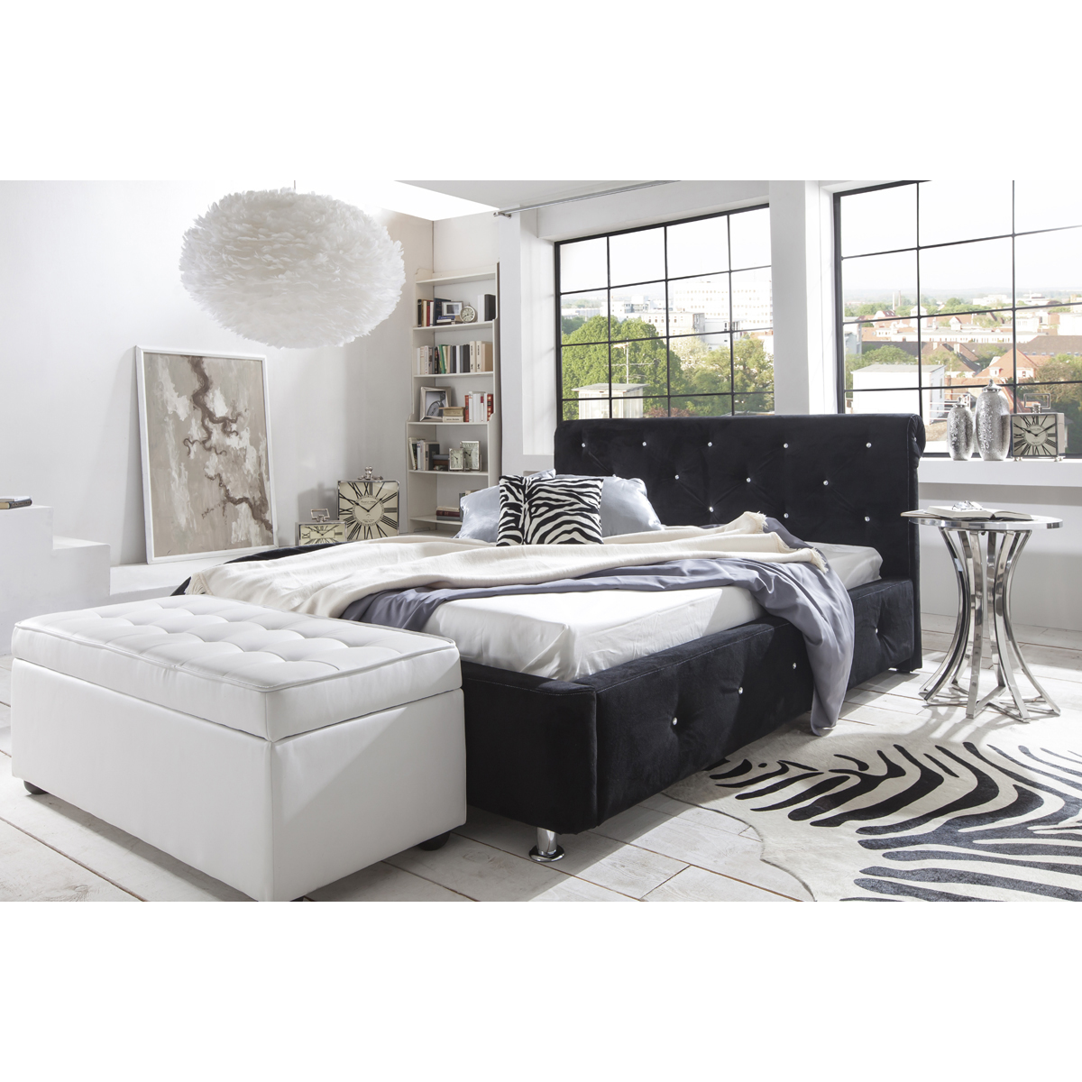 Boxspringbett mit memoryschaum auflage, nur bei moebel trend 24 ...